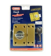Verrou de sécurité de porte à bouton Cylindre 50 mm Abus