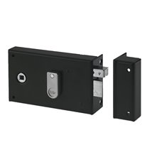 Serrure applique monopoint pour porte ouverture tirant droite