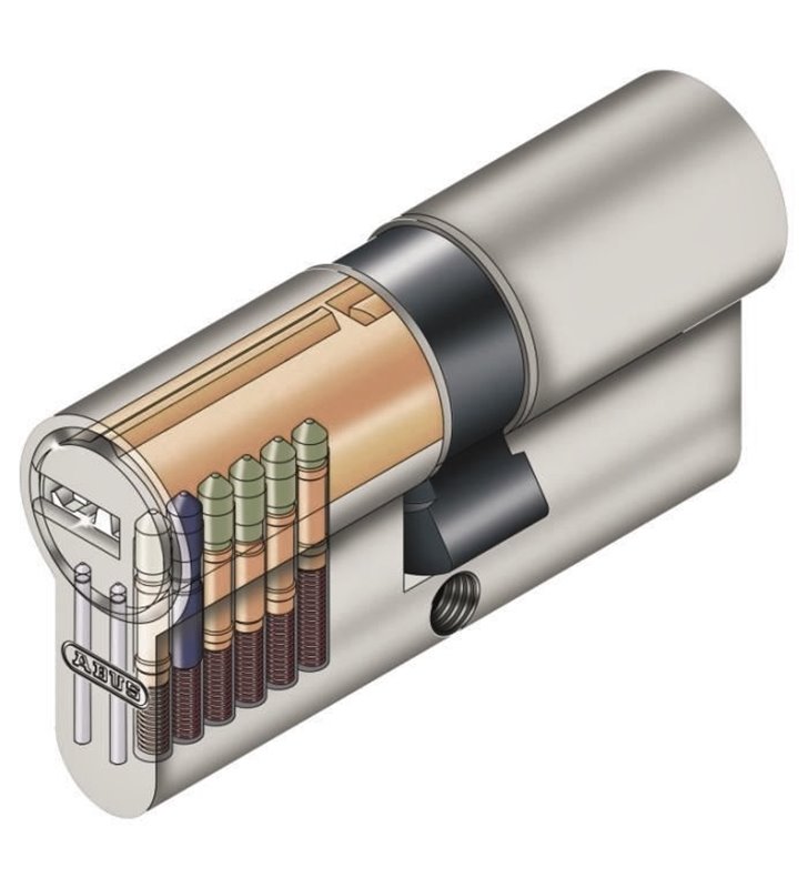Demi Cylindre Abus D6 10 x 30 Barillet de serrure de porte