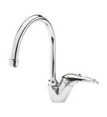Robinet de cuisine Mitigeur en laiton chrome pour evier de cuisine