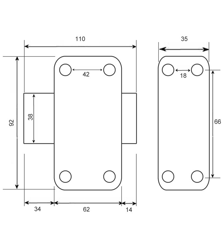Verrou de sécurité bouton pour porte interieur Cylindre 45 mm 3 clés CITY 150 ISEO France