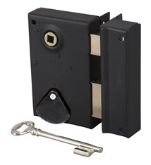 Serrure en applique Verticale à fouillot Tirant Droit Axe 40 mm 2 clés