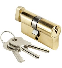 Cylindre de porte 30x30 mm Barillet de serrure à bouton BRICARD 3 clés