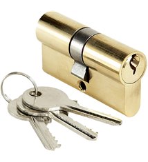 Cylindre de porte BRICARD 35x35 mm Barillet de serrure double entrée 3 clés