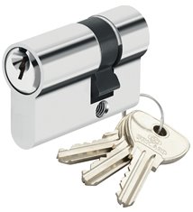 Demi Cylindre de sécurité pour porte barillet 10x30 mm Alpha Bricard 3 clés