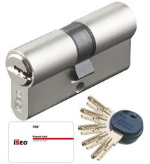 Cylindre de porte City R50 barillet 30 x 40 mm 5 clés brevetées et carte Canon haute sécurité