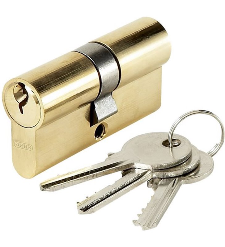 Cylindre de porte double entrée ABUS 35 + 45 mm barillet doré 3 clés