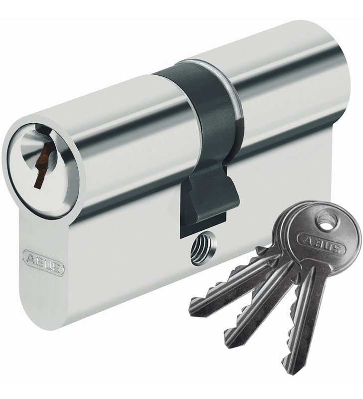 Cylindre de serrure de porte double entrée ABUS 30 x 30 mm avec 3 clés S paracentriques