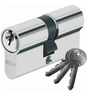 Cylindre de serrure de porte double entrée ABUS 30 x 35 mm avec 3 clés S paracentriques