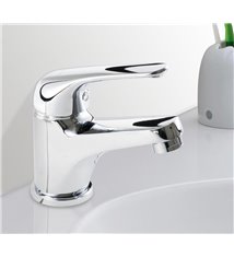 Robinet mitigeur de lavabo en laiton chrome cartouche ceramique