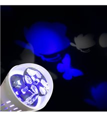 Ampoule LED E27 projecteur motifs papillons Eclairage pour enfants
