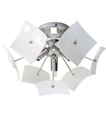 Plafonnier luminaire blanc 3 lampes ou Applique murale ou plafond interieur