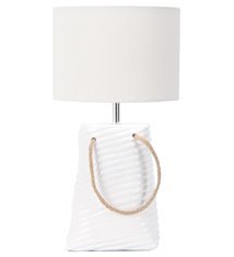 Lampe décorative à poser céramique blanche Éclairage interieur