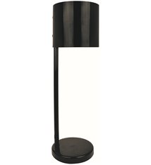 Lampe de bureau Design à poser en métal noir mat Eclairage LED d\'interieur