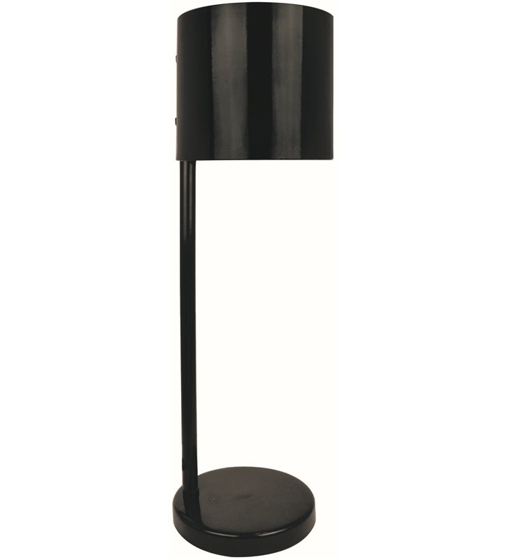 Lampe de bureau Design à poser en métal noir mat Eclairage LED d