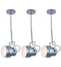 Lot 3 Luminaire Suspension design pour plafond lampe en métal