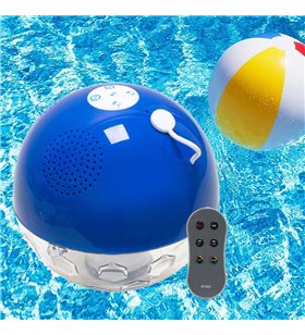 Lampe boule lumineuse flottante étanche enceinte piscine Bluetooth