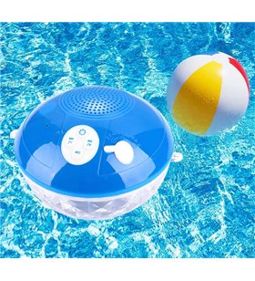 Lampe boule disco enceinte Bluetooth flottante pour piscine
