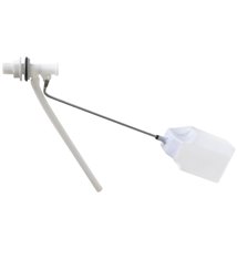 Robinet flotteur a levier alimentation laterale mecanisme chasse d\'eau WC