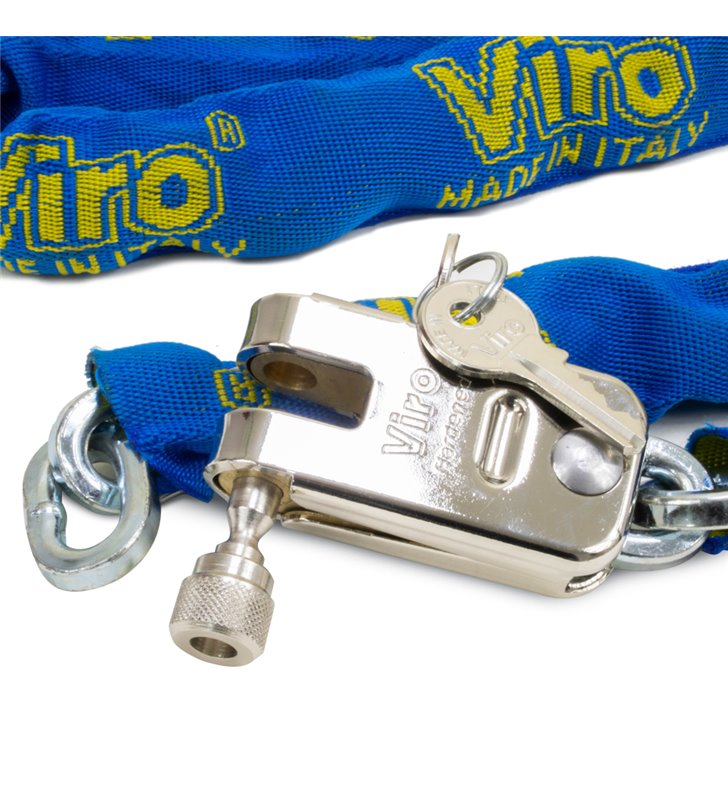 Chaine acier cemente Cadenas blinde antivol Velo Moto 120 cm