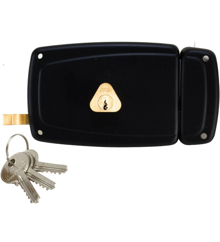 Serrure applique a tirage horizontale Tirant Droite cylindre 45 mm pene demi tour