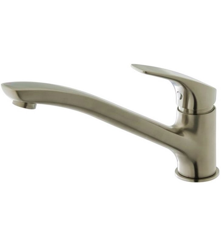 Robinet de Cuisine Mitigeur d'evier vieux nickel avec bec long