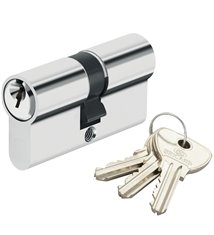 Cylindre de sécurité pour porte barillet 40 x 30 mm Alpha Bricard 3 clés