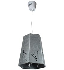 Abat jour metal Suspension Lustre suspendu deco industielle libellules