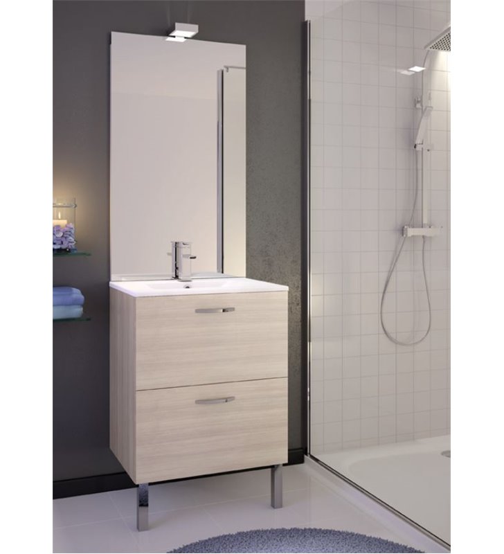 Miroir de Salle de bain 60 x 100 cm Crédence EkoLine AQUARINE 228499