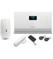 Système d\'alarme sans fil sécurité Maison multizones Transm GSM ou internet THOMSON 512740