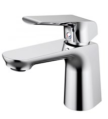 Robinet salle de bain mitigeur de lavabo chromé avec bonde de vidage