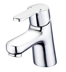 Robinet salle de bain mitigeur de lavabo chromé butée écostop vidage complet