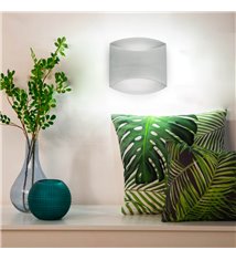 Applique murale lampe design intérieur aluminium Compatible LED G9