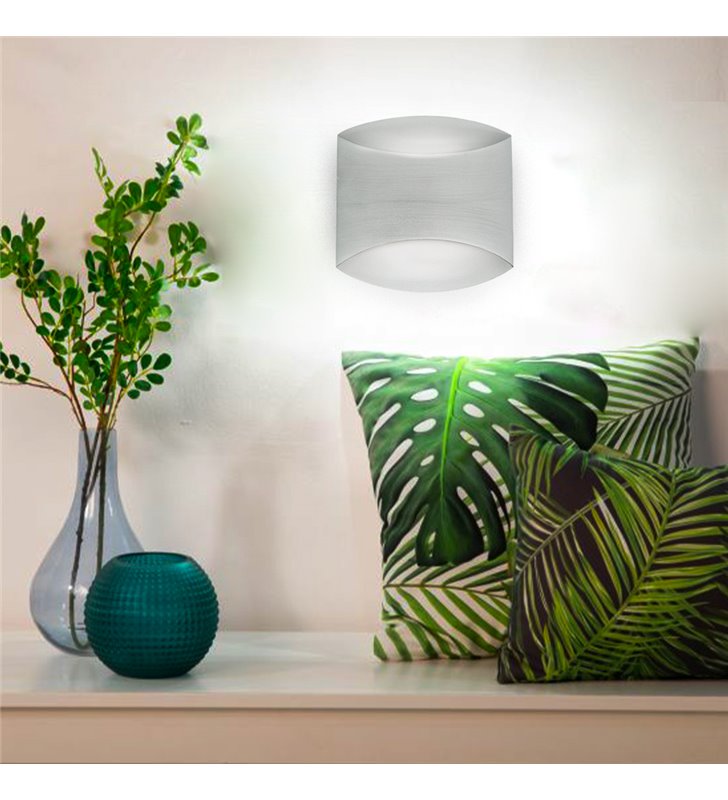 Applique murale lampe design intérieur aluminium Compatible LED G9