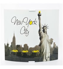 Applique murale lampe intérieur en verre New York Compatible LED E27
