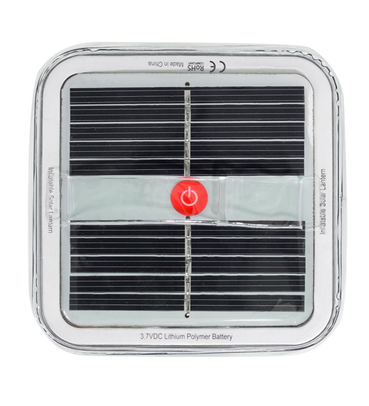 Lanterne solaire gonflable et étanche extérieur 10 LED RGB 7 couleurs