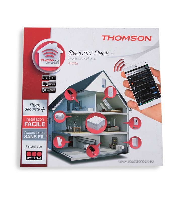 Kit sécurité système d'alarme sans fil pour maison connectée 31 pcs THOMSON