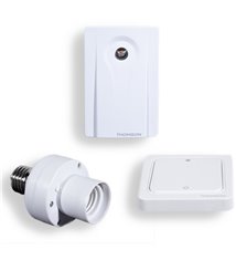 Kit d\'éclairage extérieur sans fil maison connecté THOMPSON