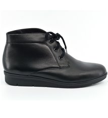 Chaussures femme bottines cuir noir  Made in France