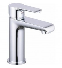 Robinet salle de bain mitigeur de lavabo chromé vidage inclus