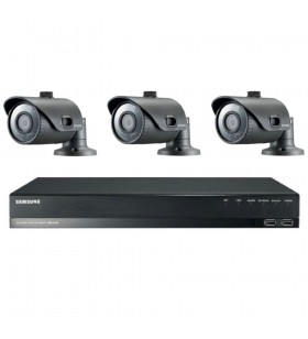 Kit de Vidéosurveillance Samsung NVR NR-472S et 3 Caméras Dôme IP SNO-L6013RP