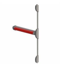 Serrure Anti Panique Touch Bar 840 mm Barre rouge 2 Points DOM Metalux