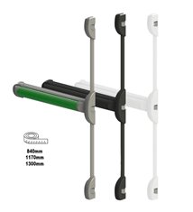 Serrure barre Antipanique Touch Bar 3 Points lateraux DOM Metalux