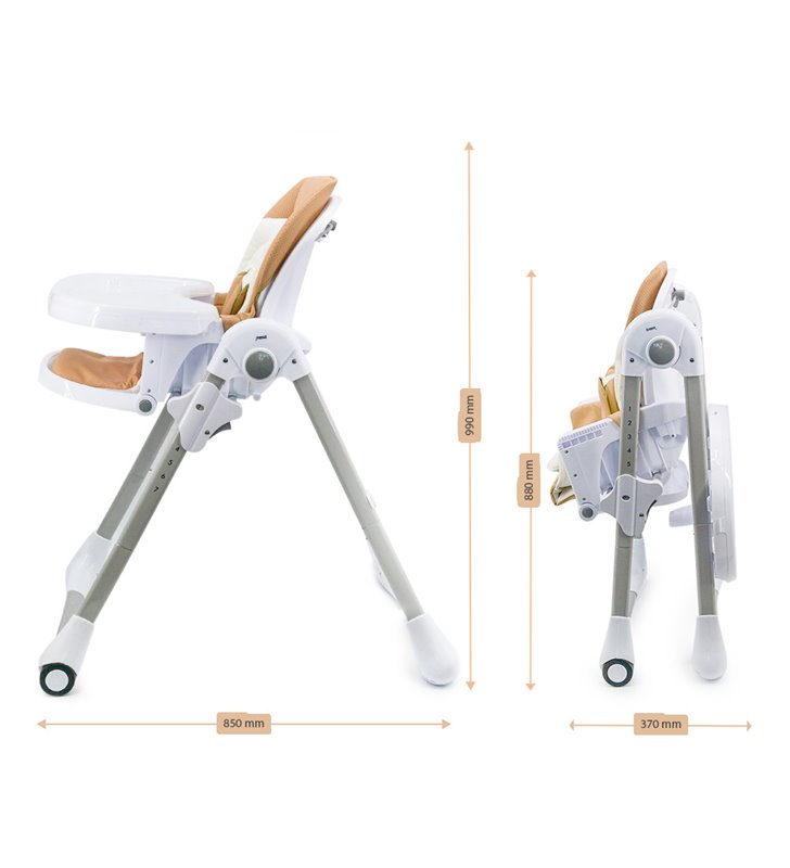 Chaise haute evolutive pliable et reglable pour bebe et enfant Youpala Sonora