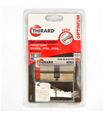 Cylindre de sécurité 30x30 nickelé pour porte ADRIA THIRARD
