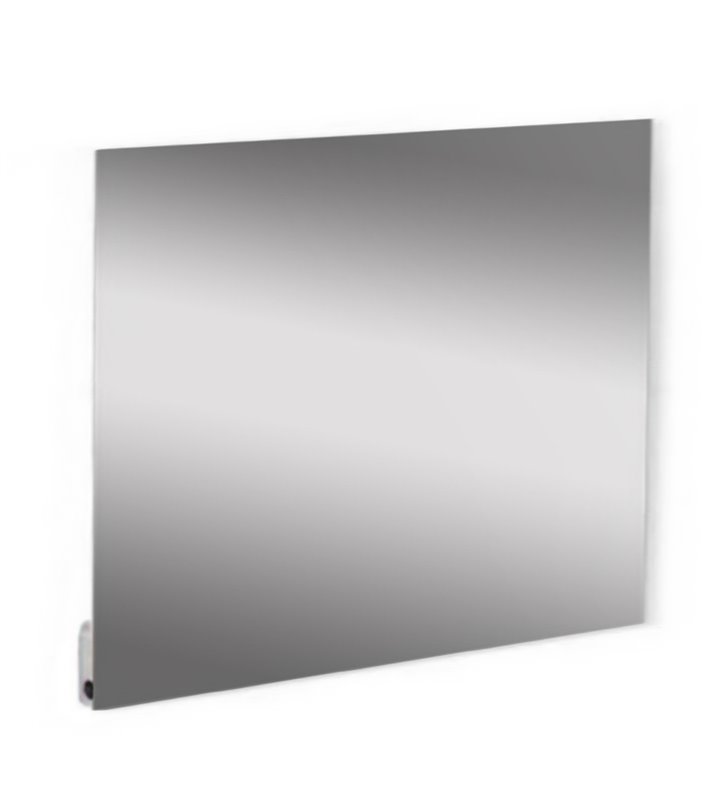 Radiateur électrique plat panneau rayonnant en verre 60x60 cm - 400W