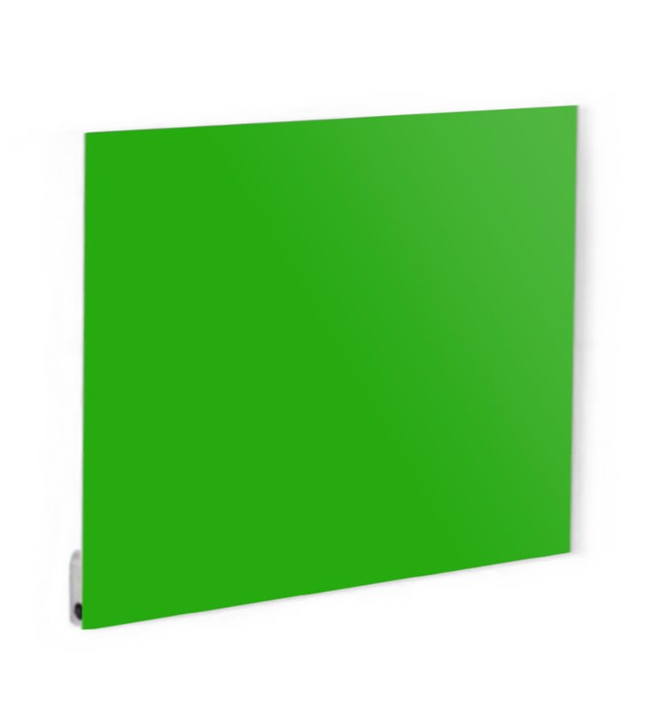 Radiateur électrique plat panneau rayonnant en verre 60x60 cm - 400W