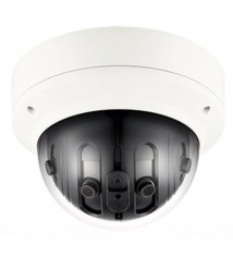 Caméra Réseau Panoramique 180 degrés multicapteurs IP 7,3Mp Samsung NVR PoE SND-L6083RP