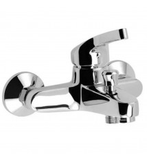 Mitigeur de bain douche chromé avec limiteur de débit robinet de baignoire monocommande