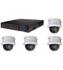 Kit de Vidéosurveillance Dahua DVR HCVR8208AS3 et 4 Caméras Dôme SD52C225IHCS2